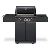 Газовый гриль Enders Kansas Black 3 K Turbo + ФАРТУК Enders (F1) и набор принадлежностей для гриля (8753) АКЦИЯ