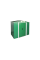 Сарай металевий Eco 202х122х181 см зелений-білий Duramax