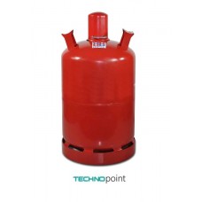 Металлический газовый баллон 27 литров от производителя G.L.I. ФРАНЦИЯ вентиль KLF с предохранительным клапаном