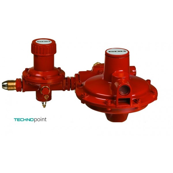 Редуктор тиску газу для газгольдера - комбінація регуляторів ємностей PS 25 бар (50 мбар 60 кг/год) арт 05 330 45