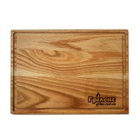 Доска прямоугольная с канавкой 20*30 дубовая