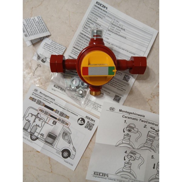 Мощный и надежный клапан GOK тип AUV для баллонных установок - идеальный выбор для эффективной работы