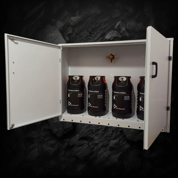 Надійне сховище для газових балонів та садового інвентаря: металевий шафа