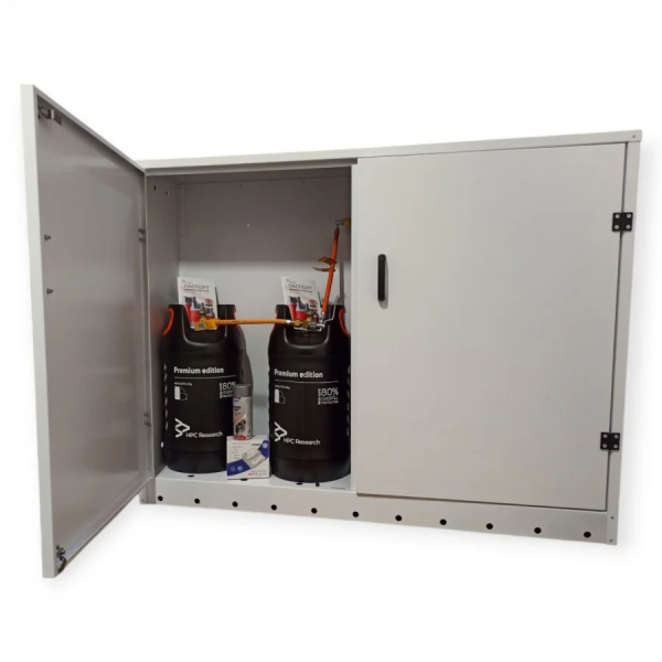 Надійне сховище для газових балонів та садового інвентаря: металевий шафа