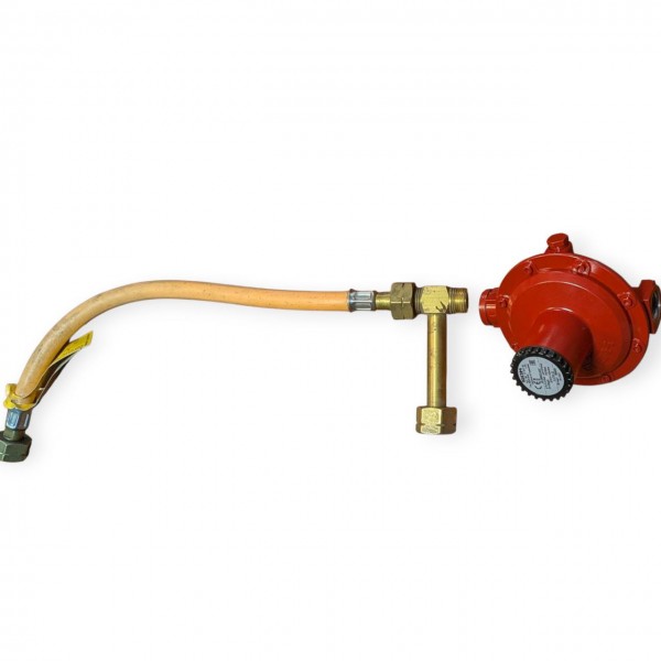 Газовая рампа на 2 баллона с редуктором 37 мбар (LPG, пропан-бутан)