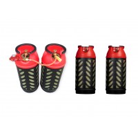 Газовая рампа на 4 баллона с редуктором  4 кг/ч и давлением 37 мбар